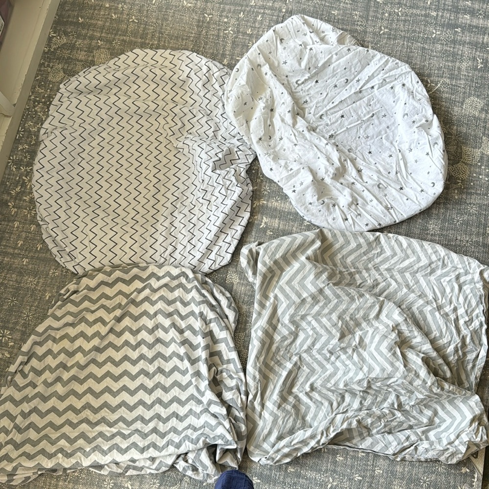 Set of 4 pack n play sheets